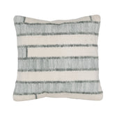 Ashma Seafoam Green and Ivory Outdoor Pillow